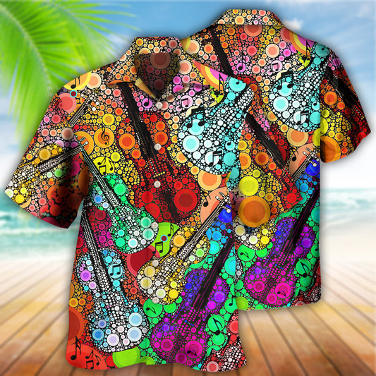 Guitar Scroll Bubble - Hawaiian Shirt 