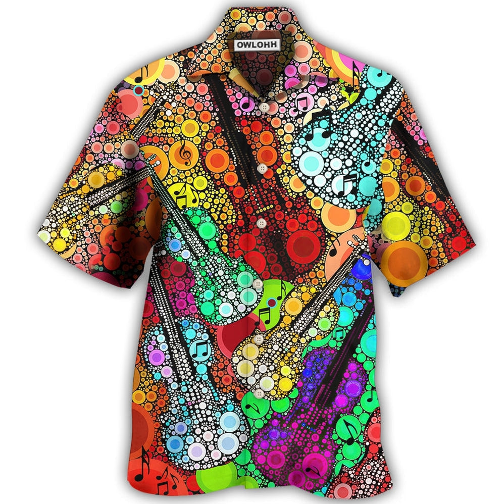 Hawaiian Shirt / Adults / S Guitar Scroll Bubble - Hawaiian Shirt 