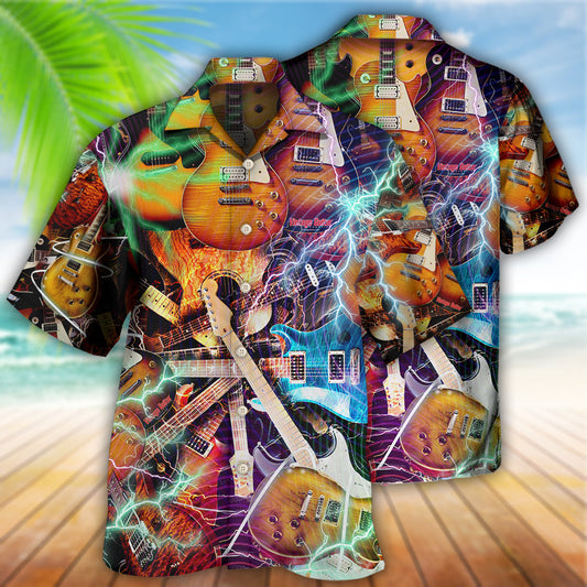 Guitar The World Would Be A Concert - Hawaiian Shirt 