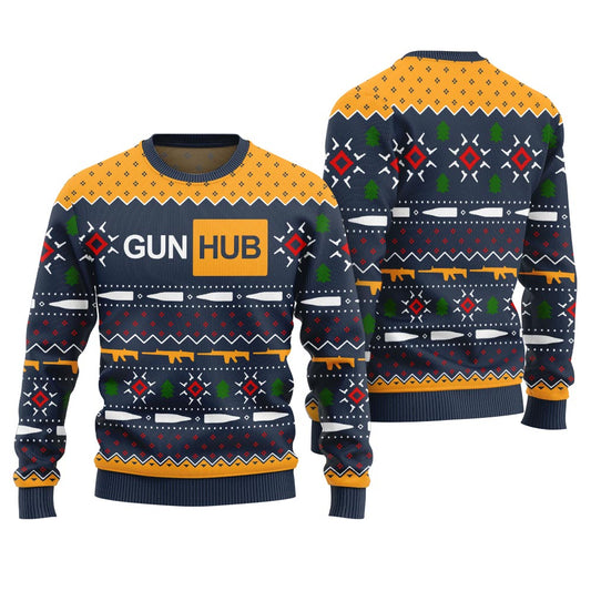 Gun Hub Funny Ugly Christmas Sweater