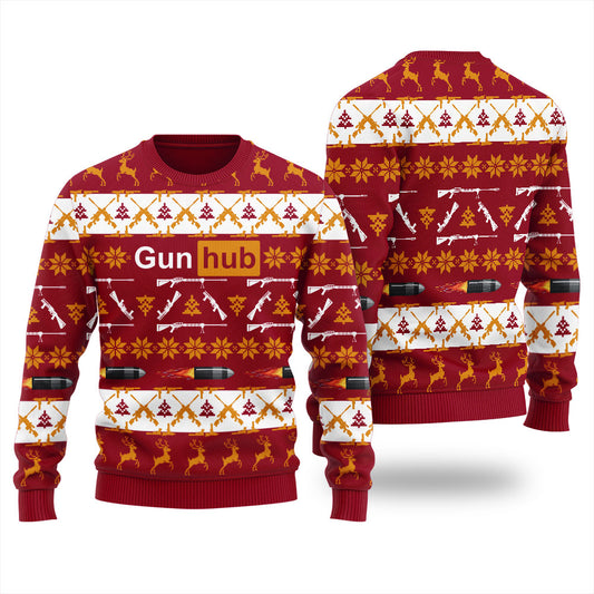 Gun Hub Men's Ugly Christmas Sweater