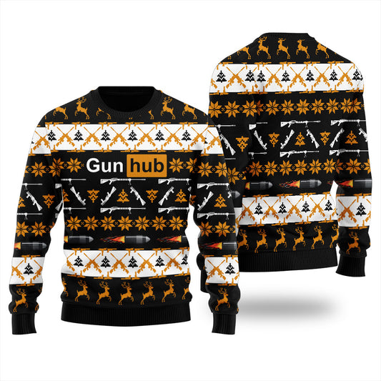 Gun Ugly Christmas Sweater For Women