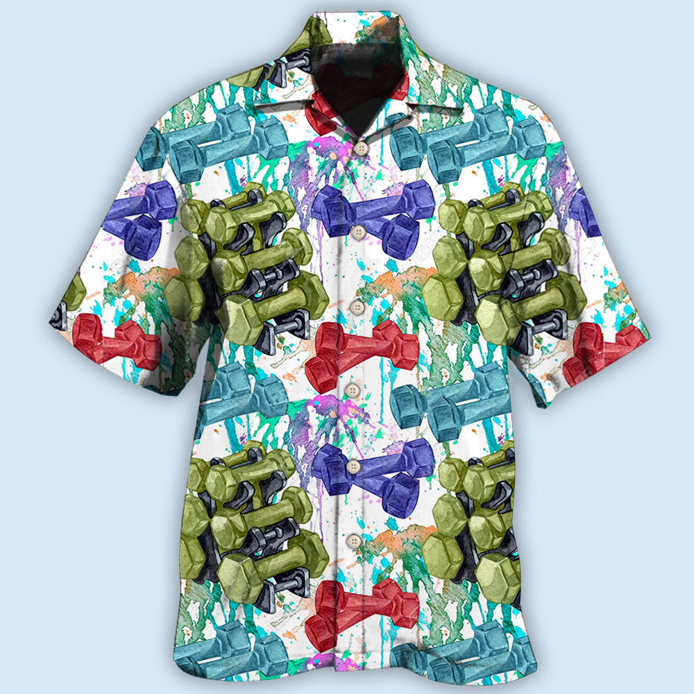 Gym Colorful I'm So Happy - Hawaiian Shirt 