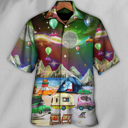Camping Amazing Night Christmas - Hawaiian Shirt 