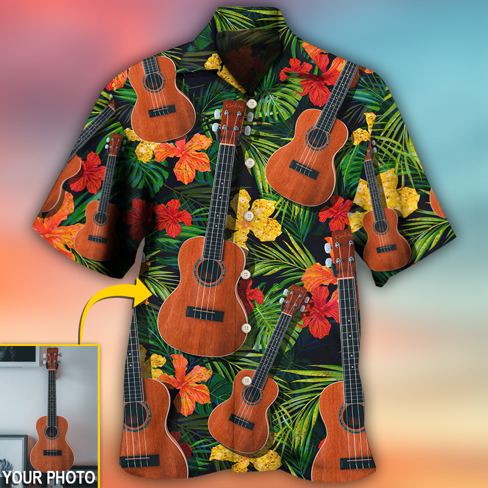 Guitar Various Style Tropical Custom Photo - Hawaiian Shirt 