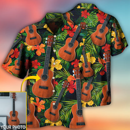 Guitar Various Style Tropical Custom Photo - Hawaiian Shirt 