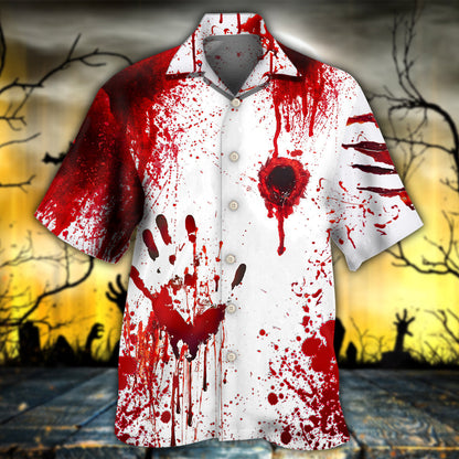 Halloween Blood They'll Never Find You - Hawaiian Shirt 