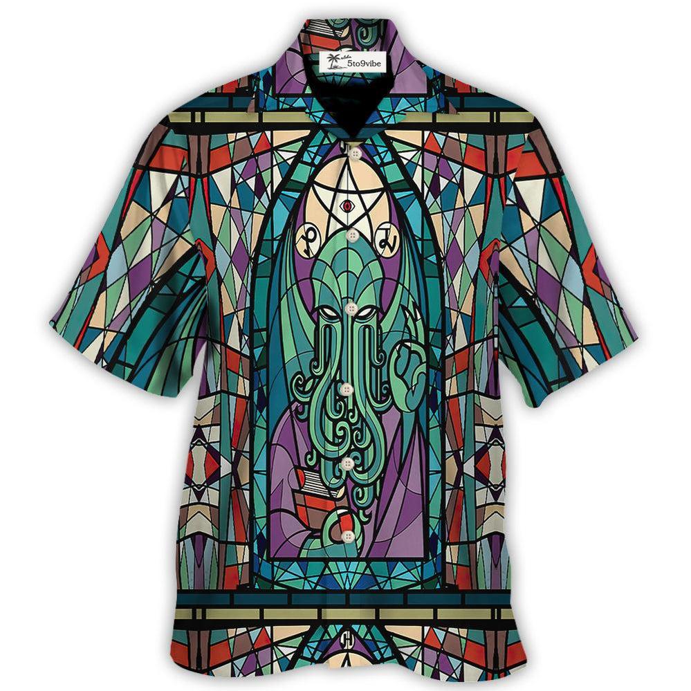 Cthulhu Church Stained Glass - Hawaiian Shirt