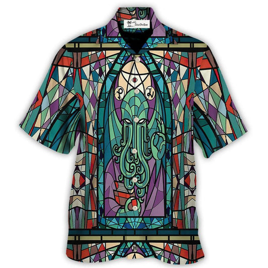 Cthulhu Church Stained Glass - Hawaiian Shirt