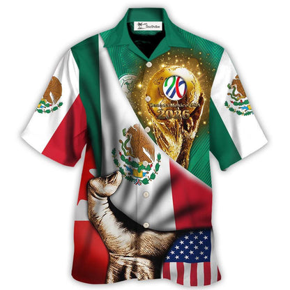 World Cup 2026 Mexico Will Be The Champion Flag Vintage - Unisex Hawaiian Shirt For Men and Women