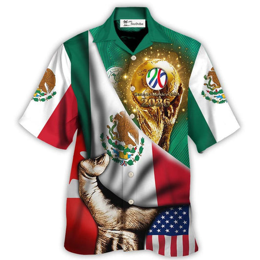 World Cup 2026 Mexico Will Be The Champion Flag Vintage - Unisex Hawaiian Shirt For Men and Women