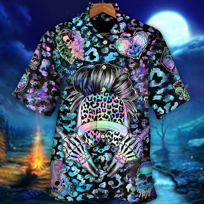 Skull Sorry I Didn't Mean To Give You The Wrong Impression Let Me Clarify I'm The Wrong B To Mess With - Hawaiian Shirt