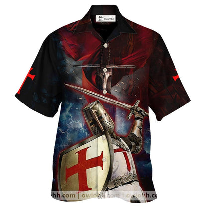 A Warrior Of Christ I Am The Storm - Unisex Hawaiian Shirt For Men and Women