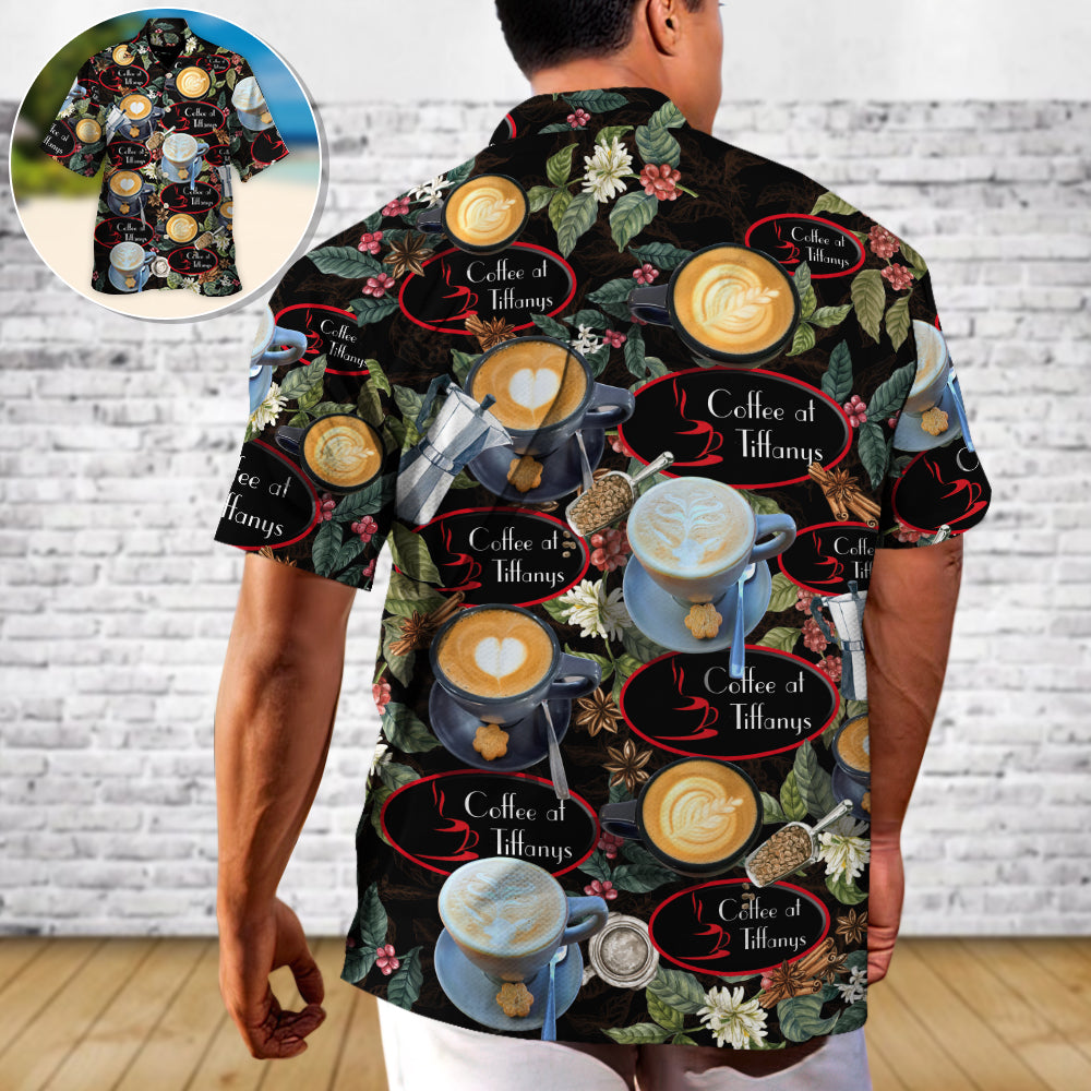 Coffee At Tiffany's Custom - Unisex Hawaiian Shirt For Men and Women