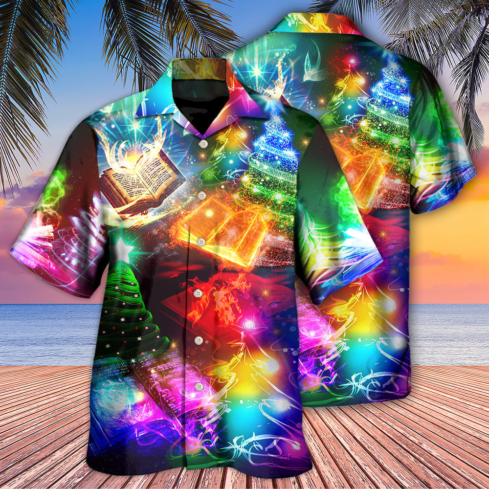 Book Christmas Merry Everything Happy Always - Hawaiian Shirt 