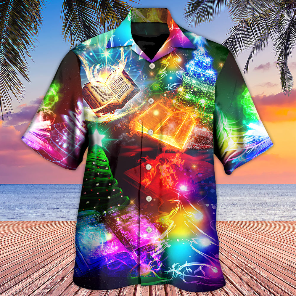 Book Christmas Merry Everything Happy Always - Hawaiian Shirt 