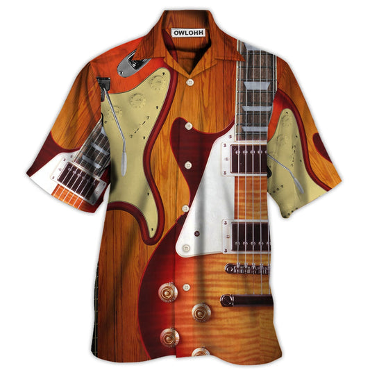 Hawaiian Shirt / Adults / S Guitar Is My Soul Vintage - Hawaiian Shirt 