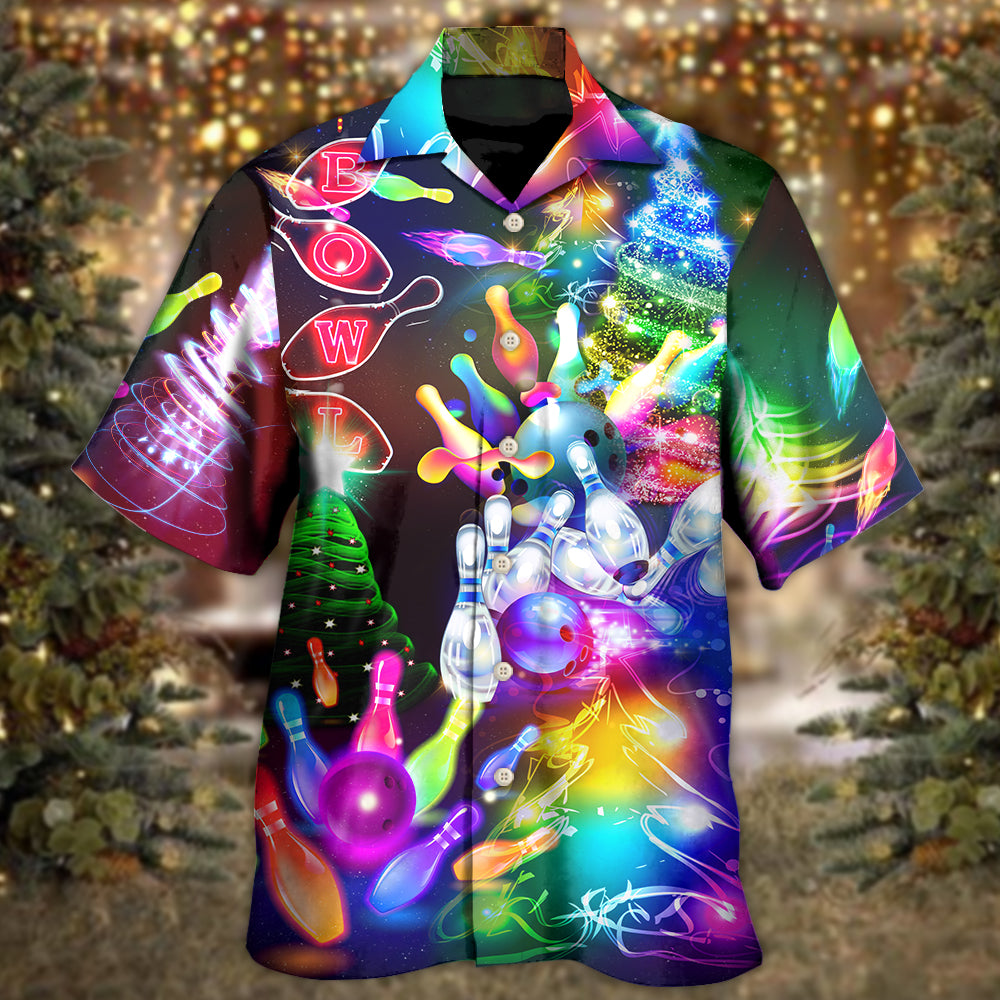 Bowling Christmas Merry Everything Happy Always - Hawaiian Shirt 