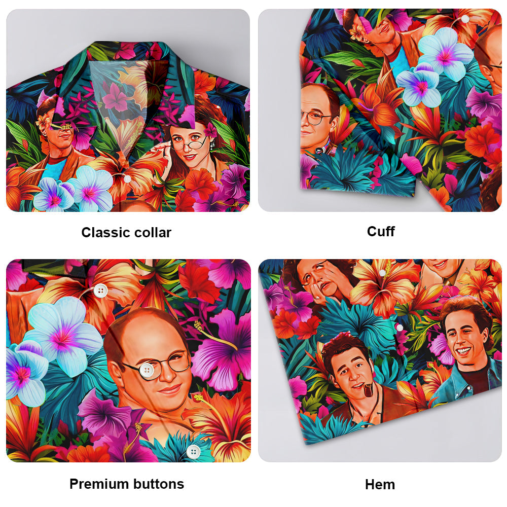 Seinfeld Synthwave Tropical Summer Special - Unisex Hawaiian Shirt For Men and Women