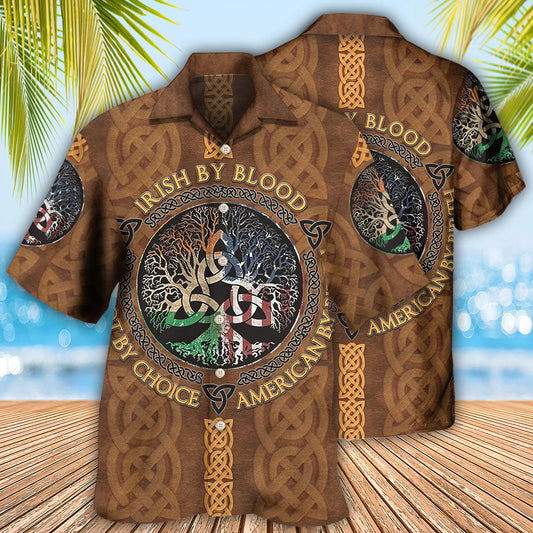 Irish By Blood Leather - Hawaiian Shirt 