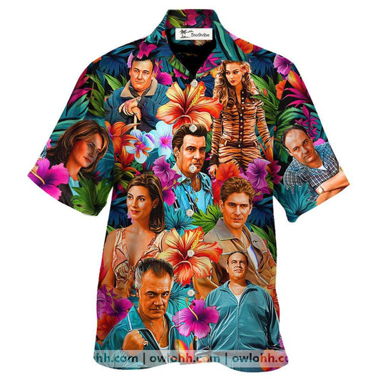 The Sopranos Synthwave Tropical Summer Special - Unisex Hawaiian Shirt For Men and Women
