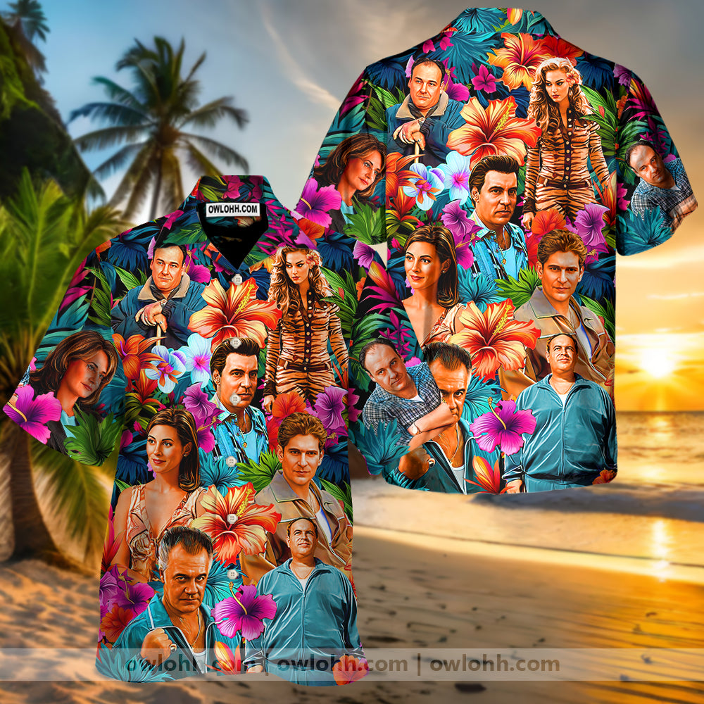 The Sopranos Synthwave Tropical Summer Special - Unisex Hawaiian Shirt For Men and Women