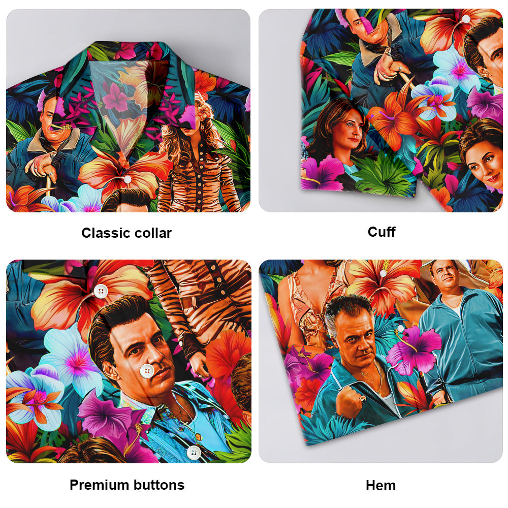 The Sopranos Synthwave Tropical Summer Special - Unisex Hawaiian Shirt For Men and Women