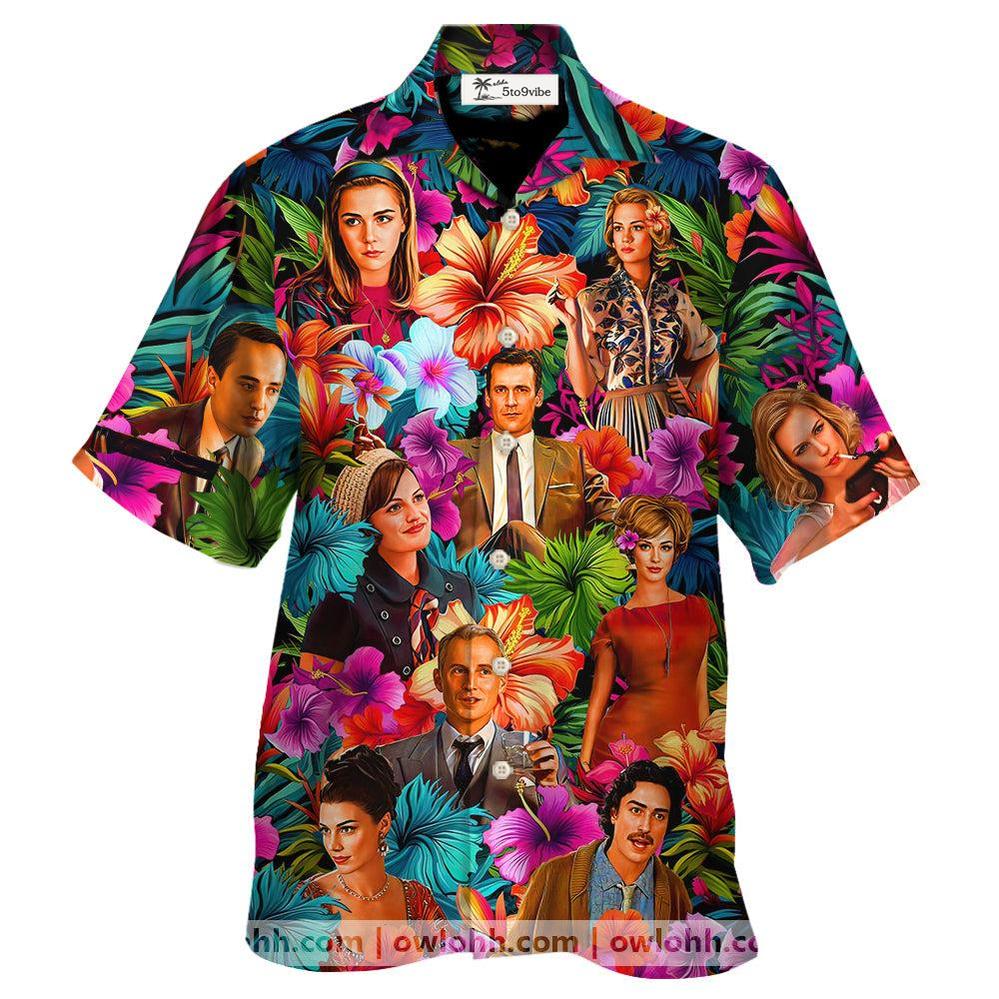 Mad Men Synthwave Tropical Summer Special - Unisex Hawaiian Shirt For Men and Women