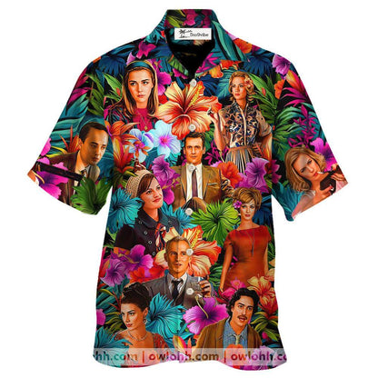 Mad Men Synthwave Tropical Summer Special - Unisex Hawaiian Shirt For Men and Women