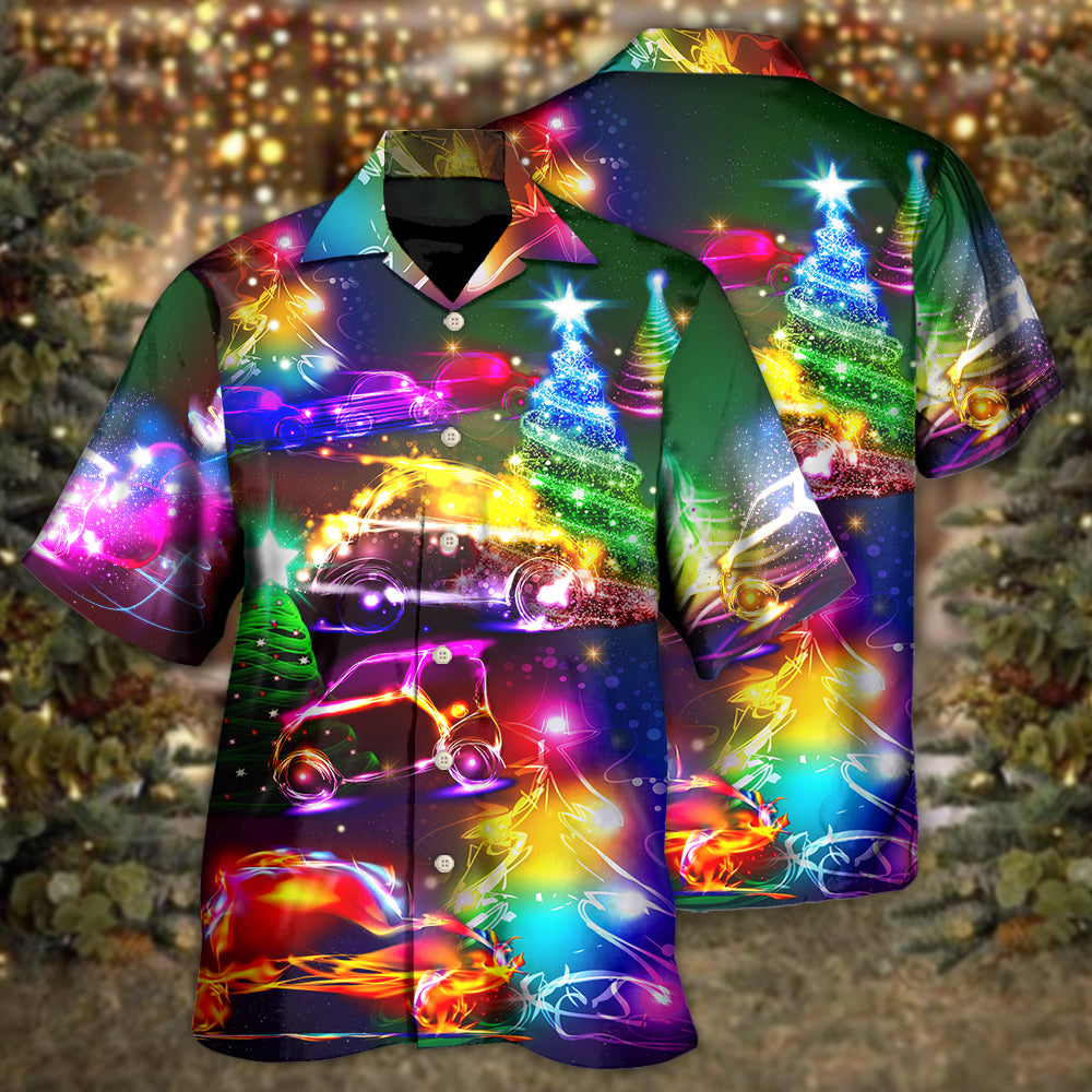 Car Christmas Merry Everything Happy Always - Hawaiian Shirt 
