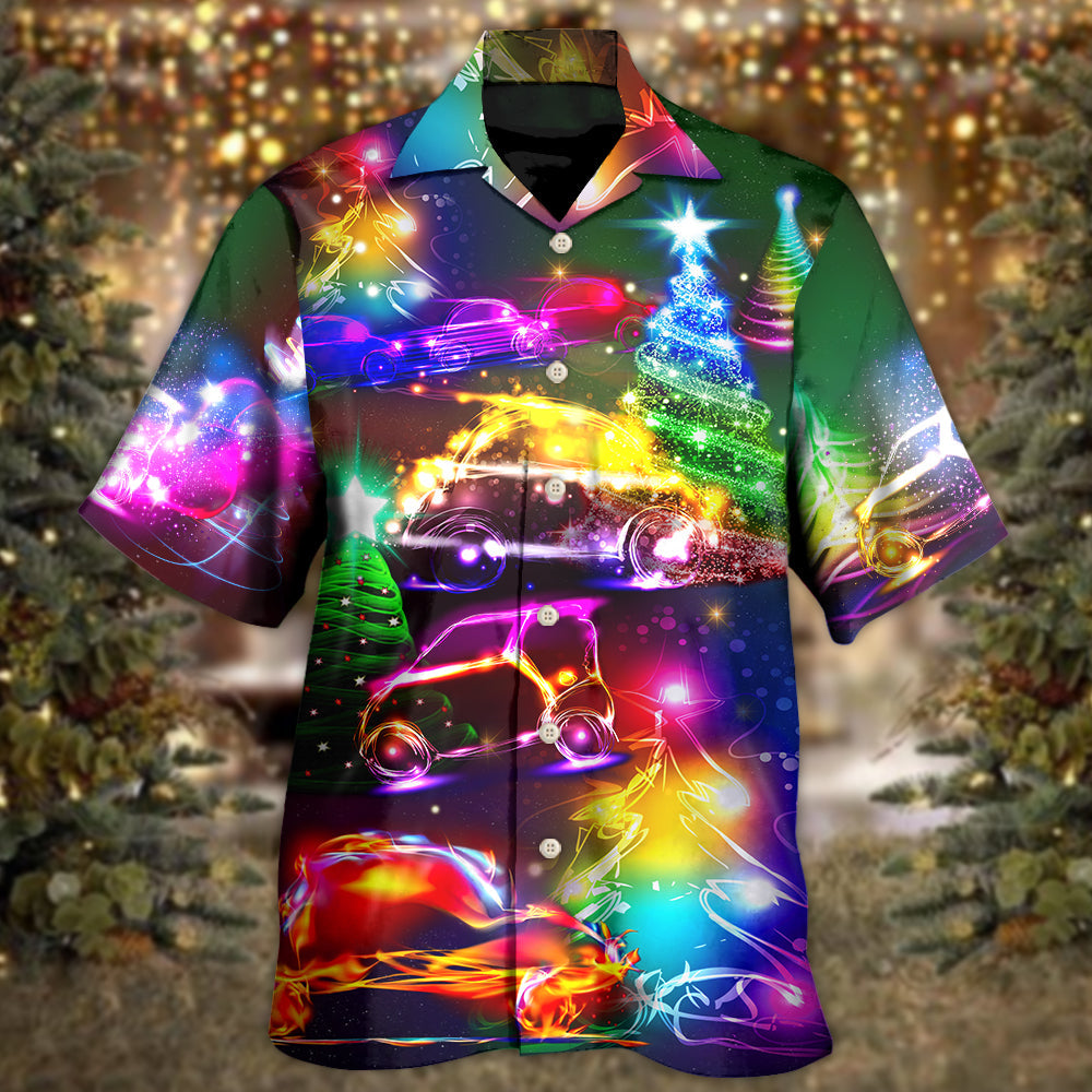 Car Christmas Merry Everything Happy Always - Hawaiian Shirt 