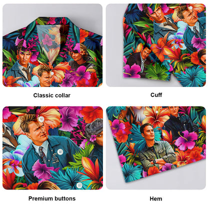 True Detective Synthwave Tropical Summer Special - Unisex Hawaiian Shirt For Men and Women