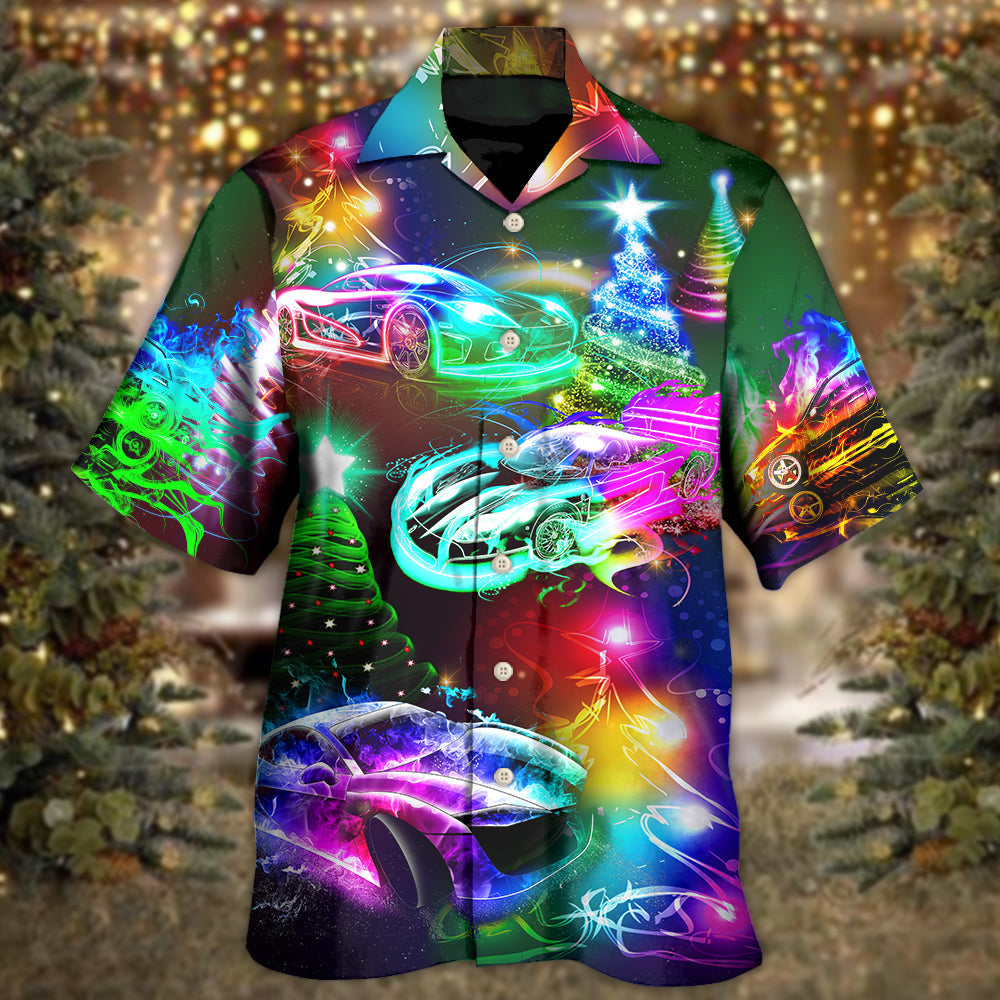 Car Racing Christmas Merry Everything Happy Always - Hawaiian Shirt 