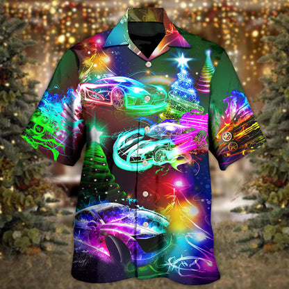 Car Racing Christmas Merry Everything Happy Always - Hawaiian Shirt 