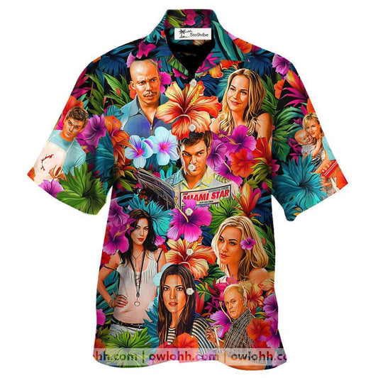 Dexter Synthwave Tropical Summer Special - Unisex Hawaiian Shirt For Men and Women