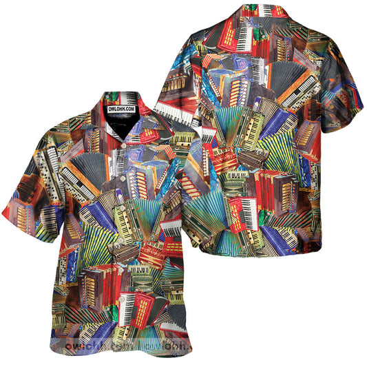 Accordion Music To Me You Are Awesome - Unisex Hawaiian Shirt For Men and Women