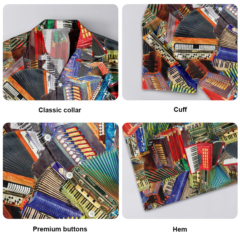 Accordion Music To Me You Are Awesome - Unisex Hawaiian Shirt For Men and Women