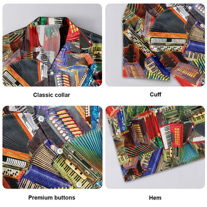 Accordion Music To Me You Are Awesome - Unisex Hawaiian Shirt For Men and Women