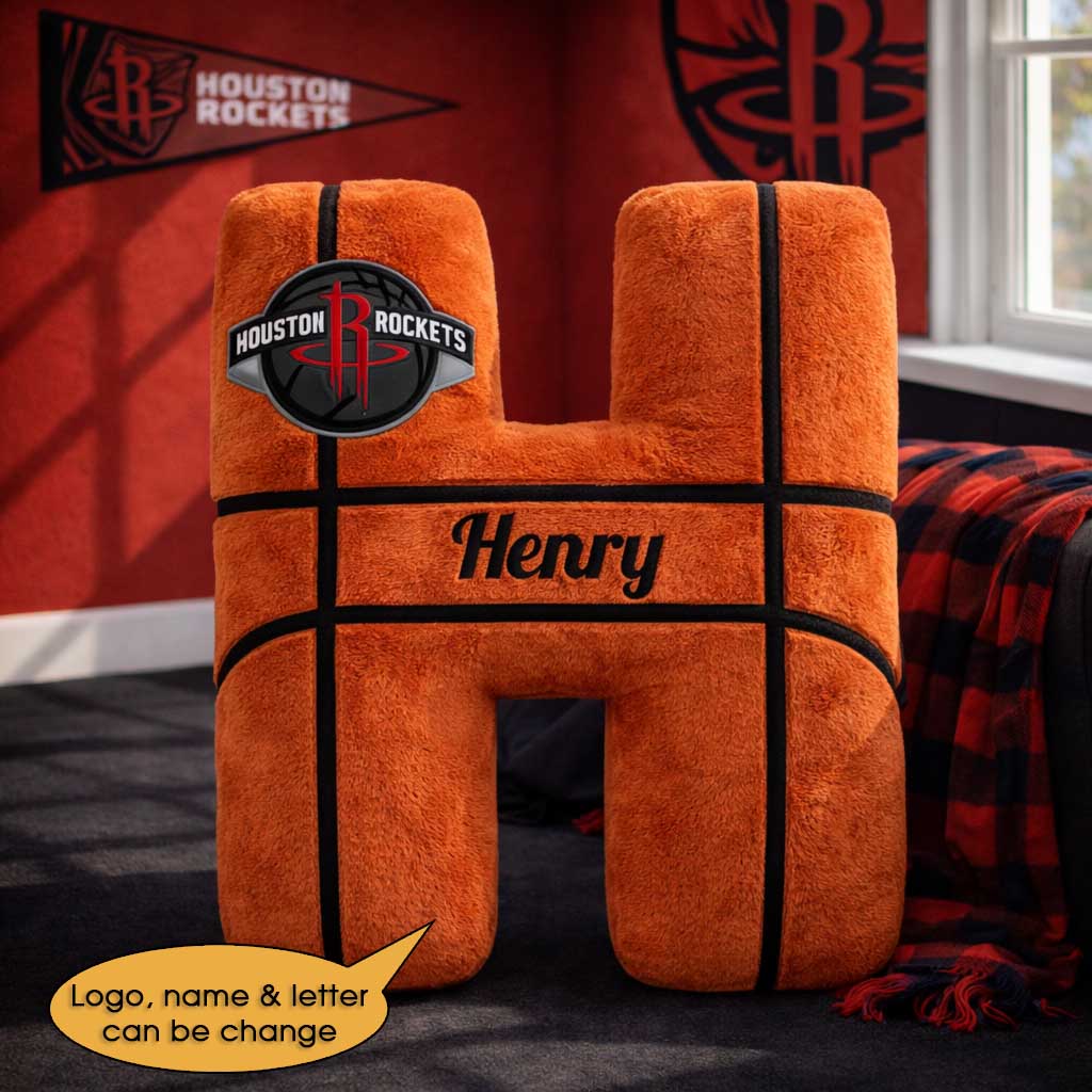 Basketball Pillow Custom Name and Logo All Teams Irregular-Shaped Pillow Custom