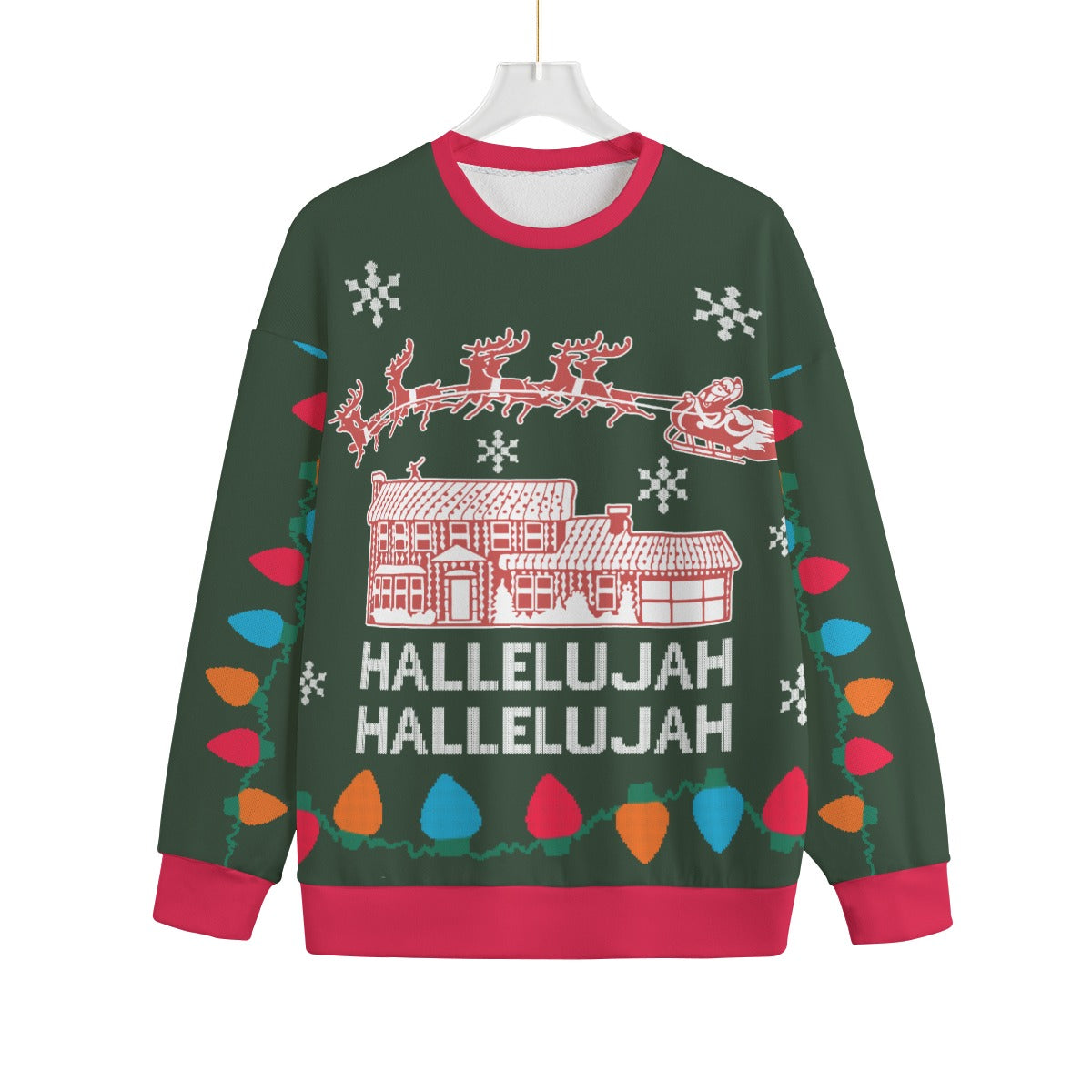 Hallelujah Christmas Vacation Men Big And Tall Christmas Sweater