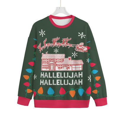 Hallelujah Christmas Vacation Plus Size Ugly Christmas Sweater