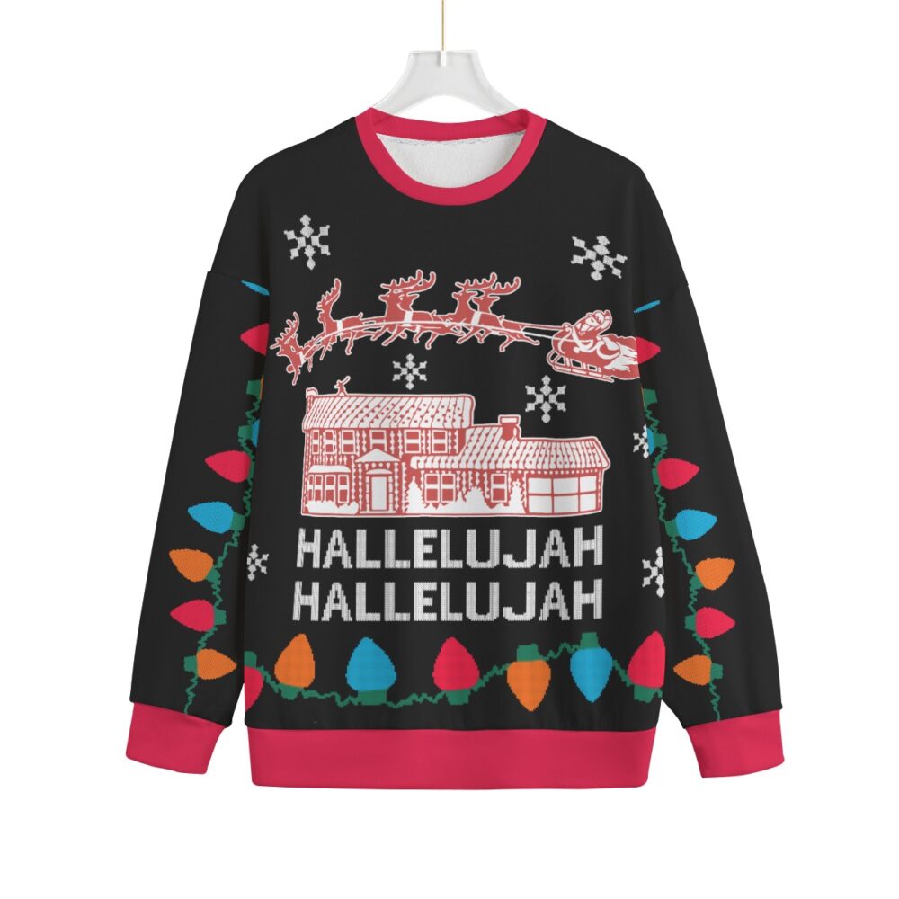 Hallelujah Christmas Vacation Plus Size Ugly Christmas Sweater