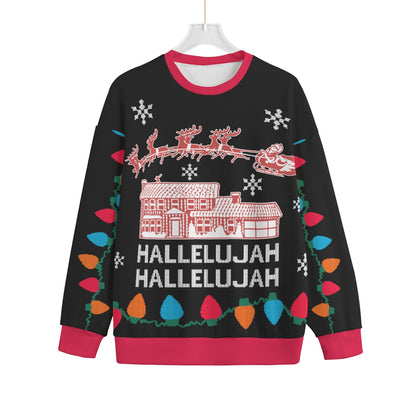 Hallelujah Christmas Vacation Plus Size Ugly Christmas Sweater