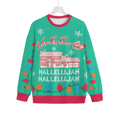 Hallelujah Christmas Vacation Plus Size Ugly Christmas Sweater