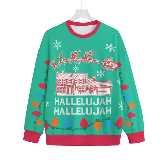 Hallelujah Christmas Vacation Plus Size Ugly Christmas Sweater