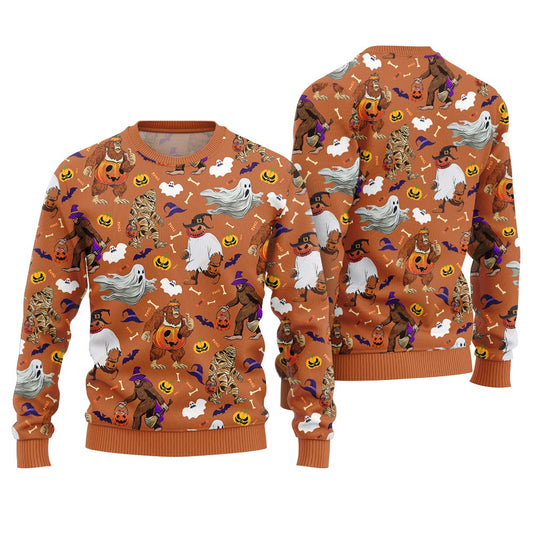 Funny Ugly Orange Halloween Sweater