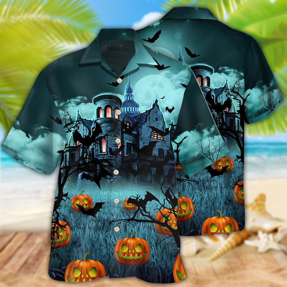Halloween Night Dark Pumpkin - Hawaiian Shirt 