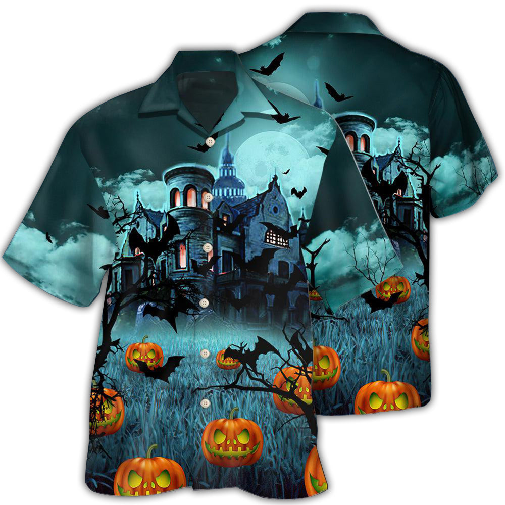 Halloween Night Dark Pumpkin - Hawaiian Shirt 