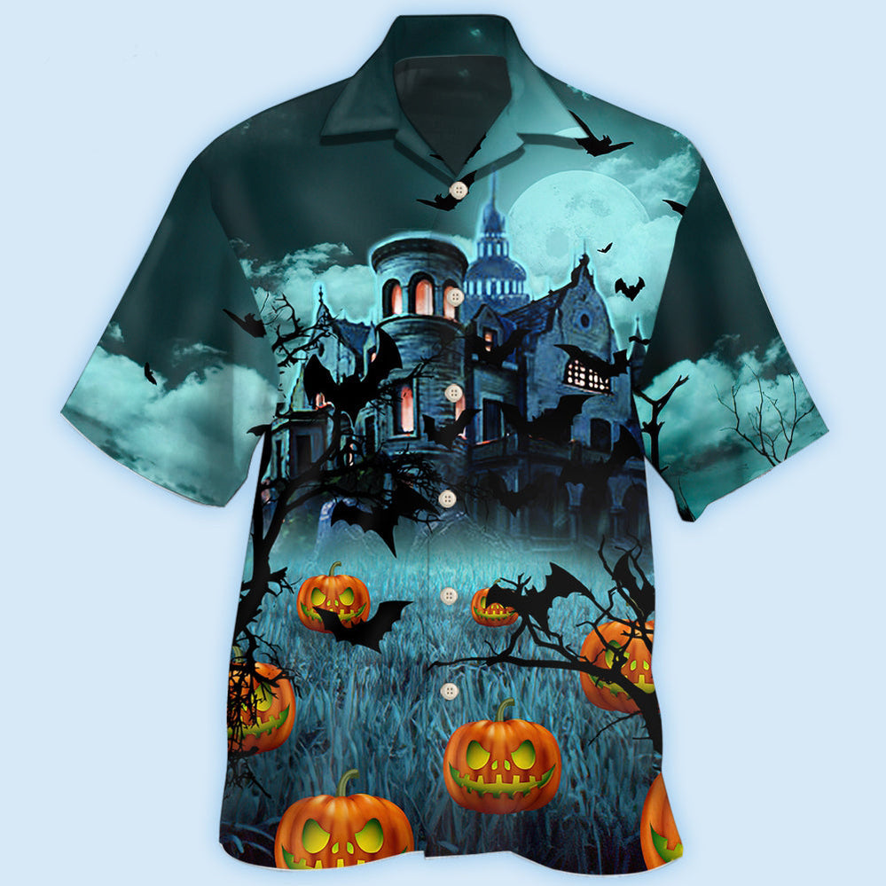Halloween Night Dark Pumpkin - Hawaiian Shirt 