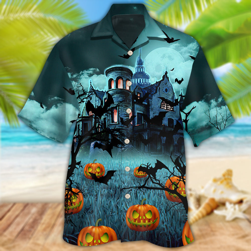 Halloween Night Dark Pumpkin - Hawaiian Shirt 